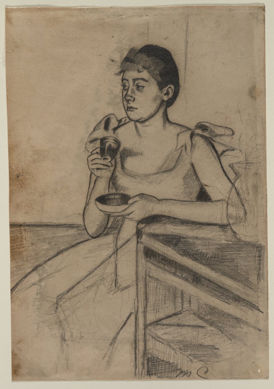 Kaffe efter middagen (framsida) av Mary Cassatt