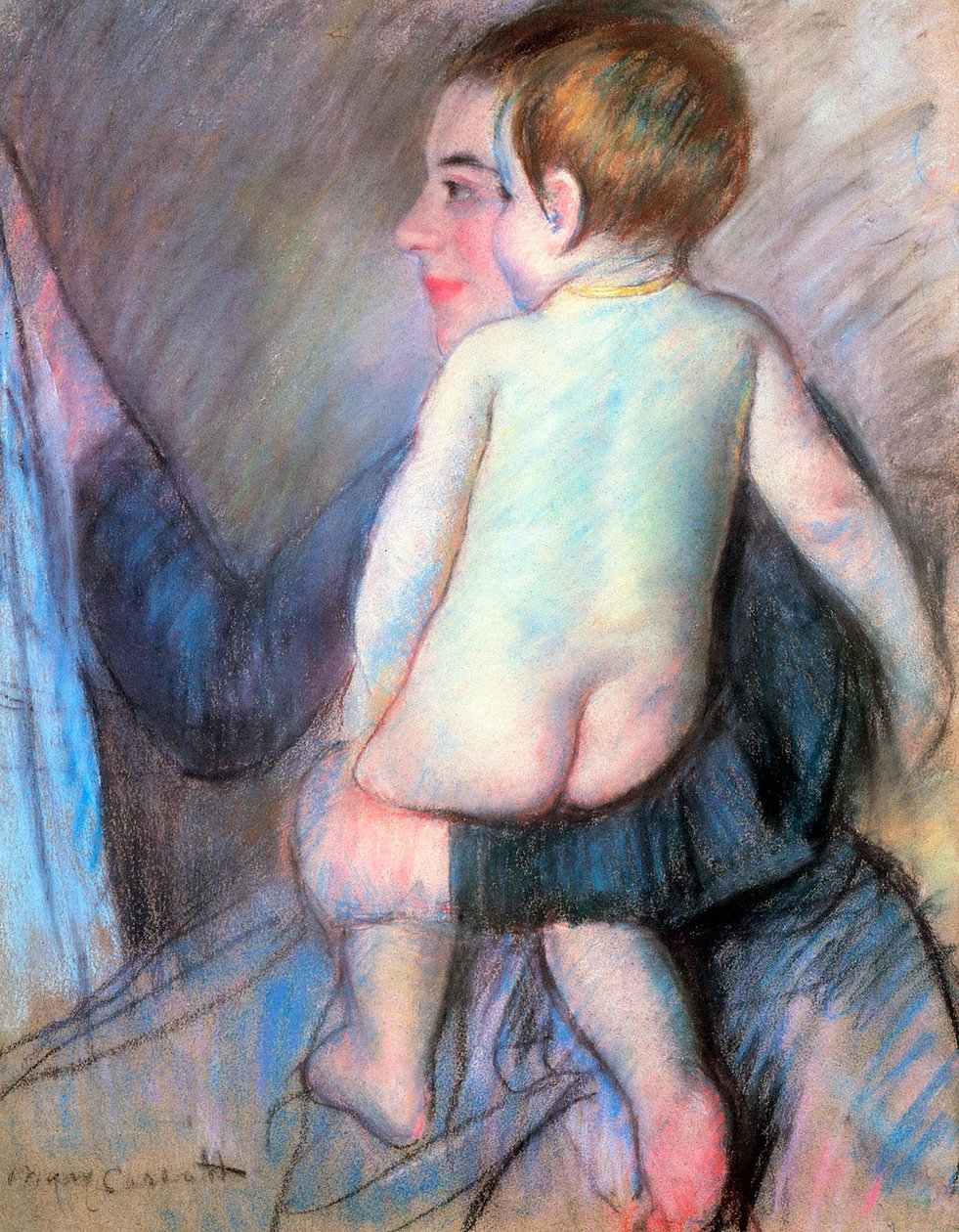 Vid fönstret, 1889. av Mary Cassatt