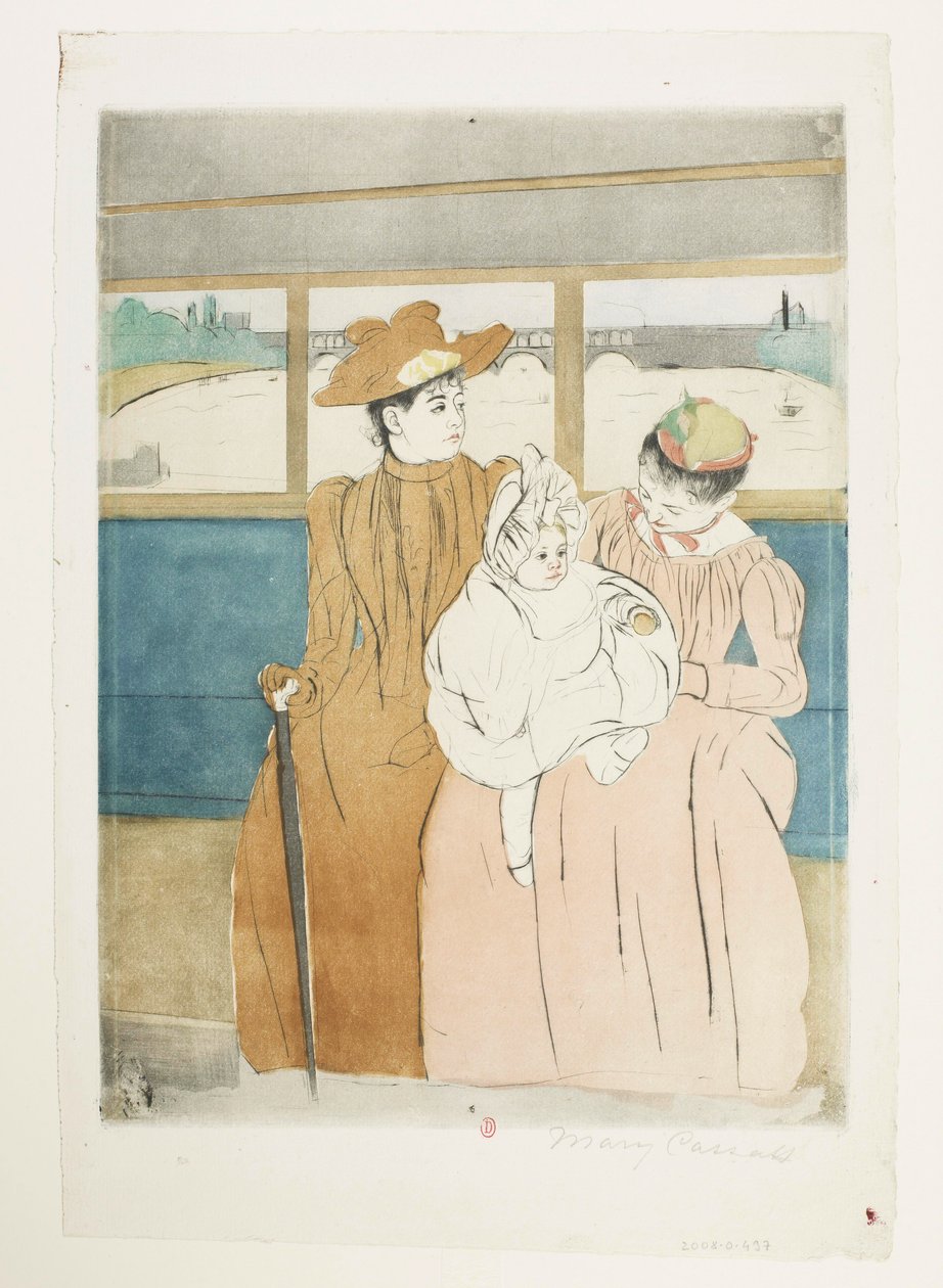 I omnibus [prov b] av Mary Cassatt