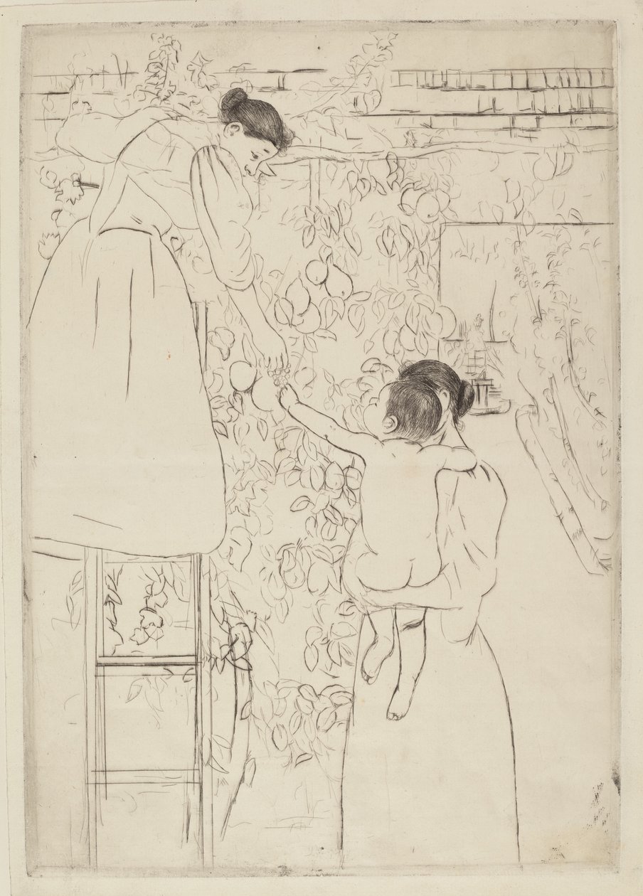 Samla frukt av Mary Cassatt