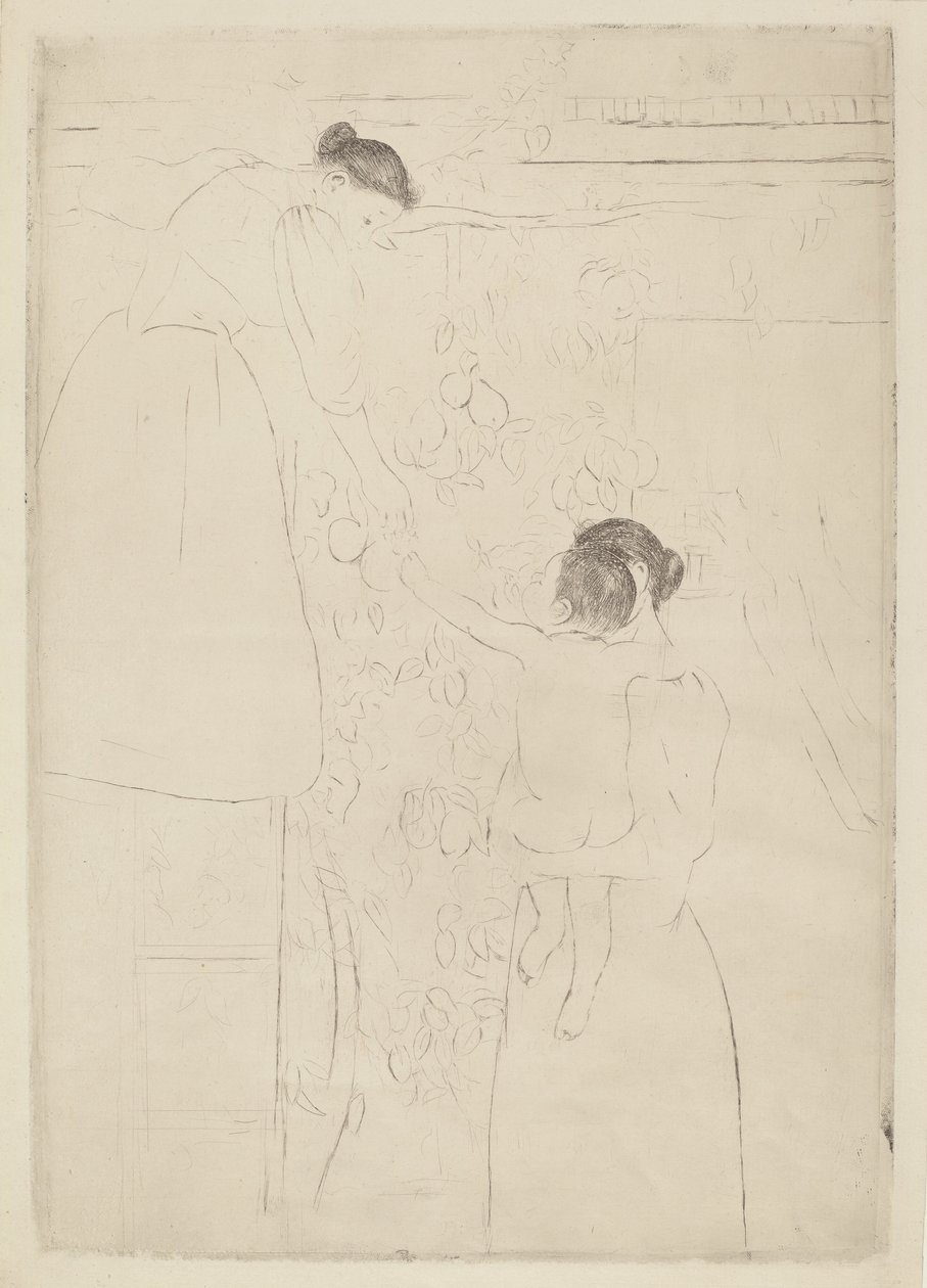 Samla frukt av Mary Cassatt