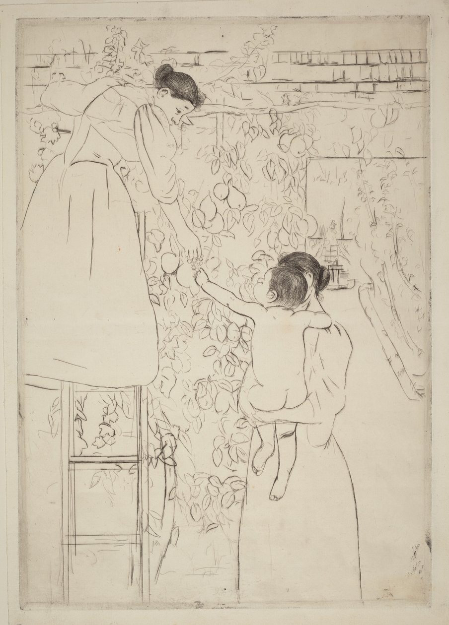 Fruktskörd av Mary Cassatt