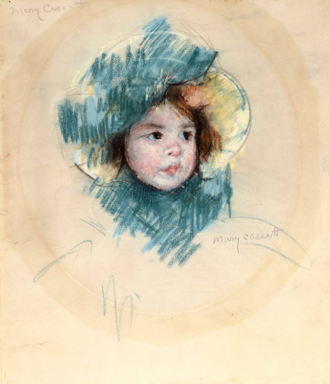 Margots huvud av Mary Cassatt