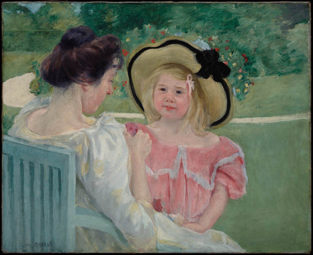 I trädgården av Mary Cassatt