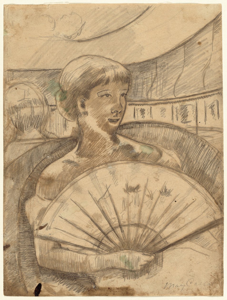 I operalådan (nr 3) [recto] av Mary Cassatt