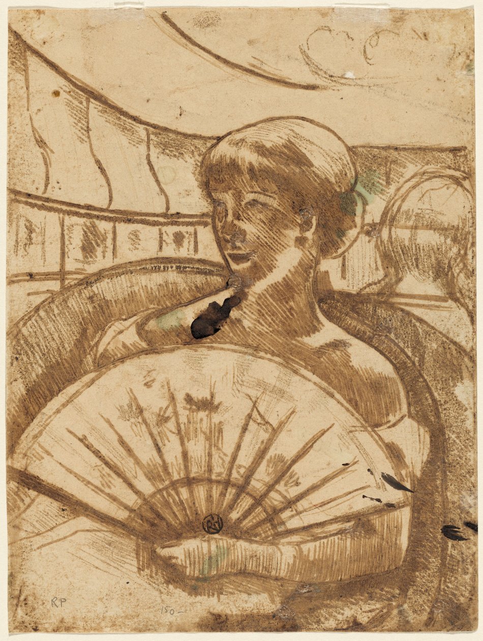 I Opera Box [verso], 1880. av Mary Cassatt