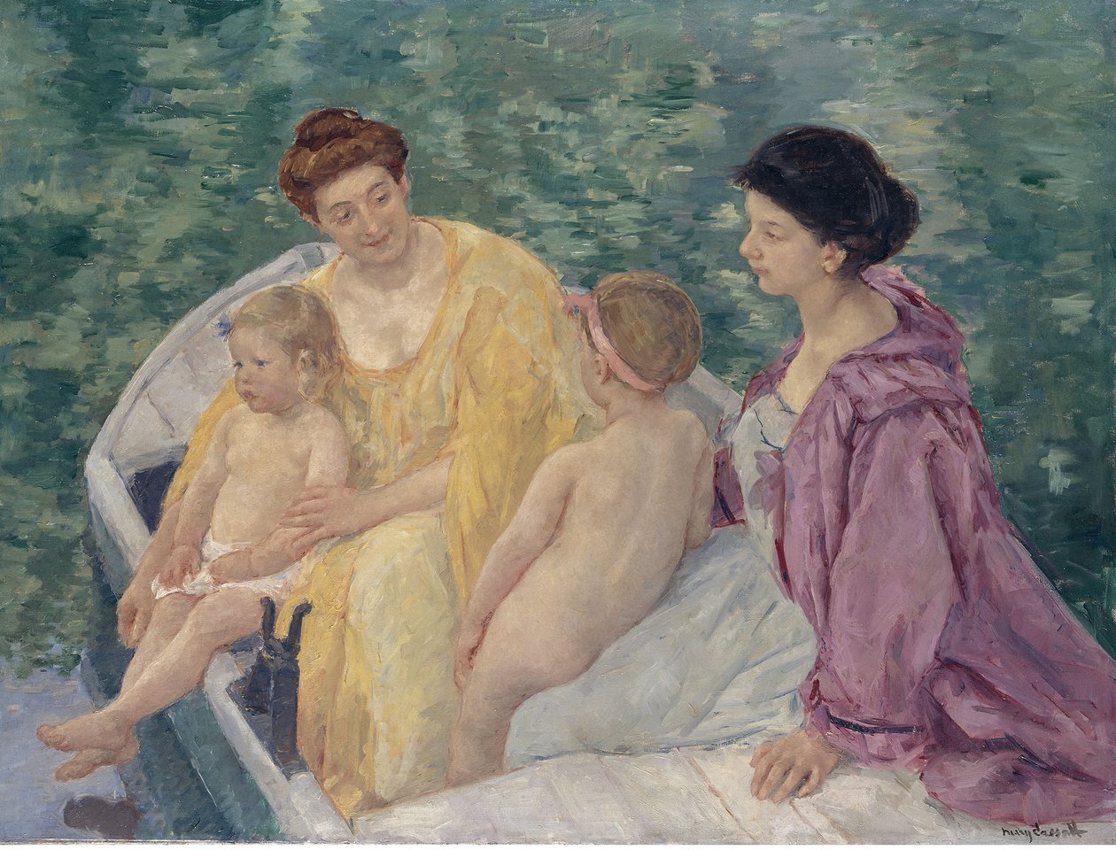 Badet av Mary Cassatt