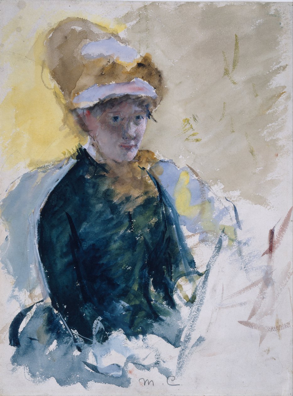 Mary Cassatt, Självporträtt av Mary Cassatt