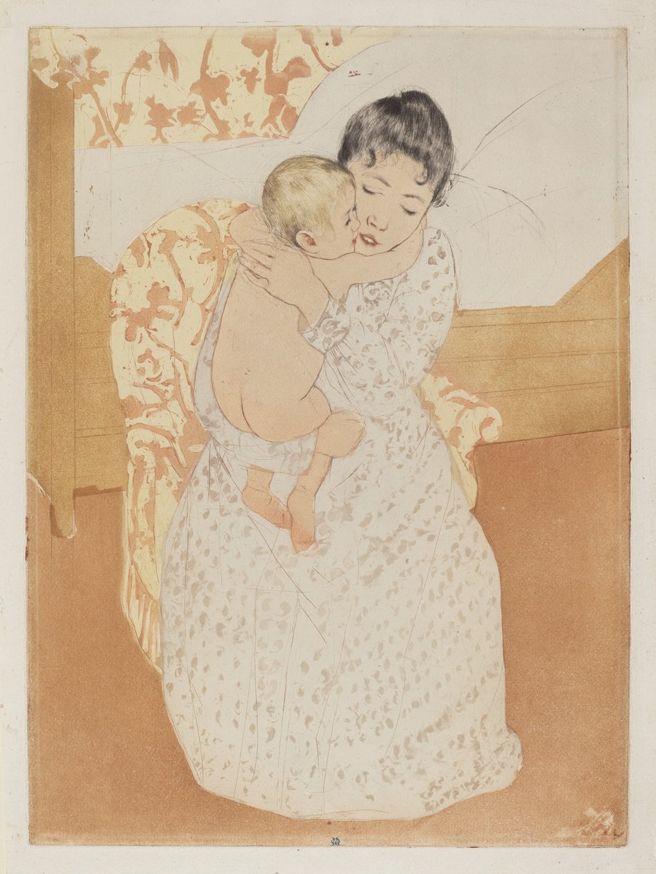 Mors smekning av Mary Cassatt