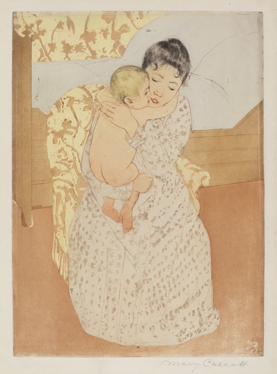 Mors smekning av Mary Cassatt
