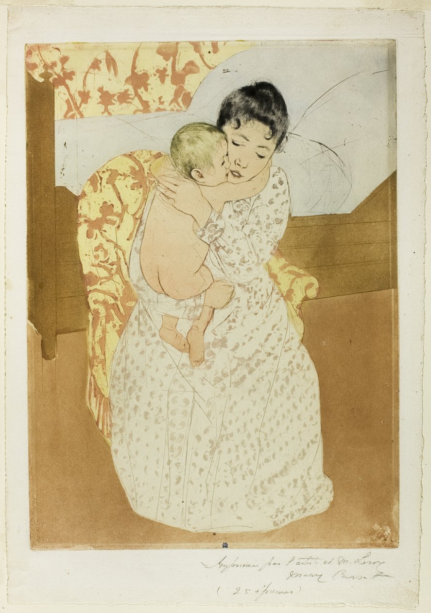 Mors smekning av Mary Cassatt