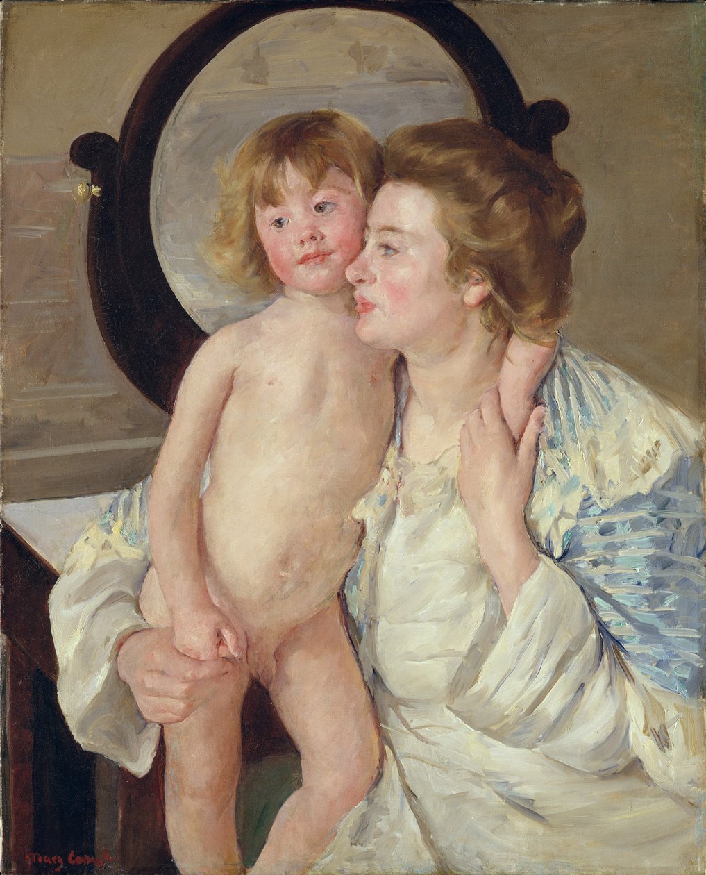 Mor och pojke, ca 1899 av Mary Cassatt