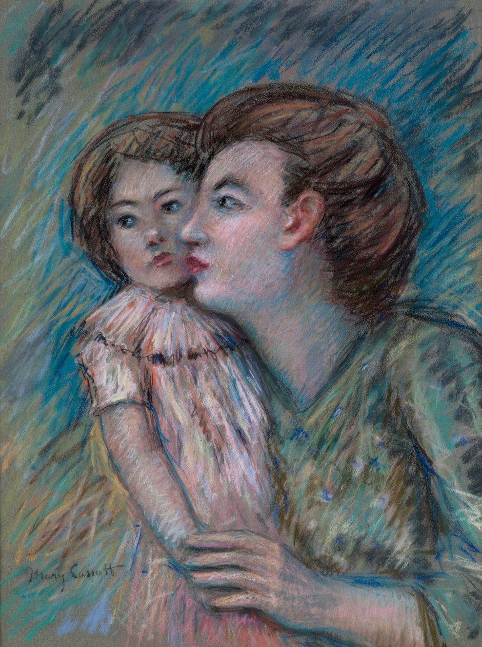 Mor och barn av Mary Cassatt
