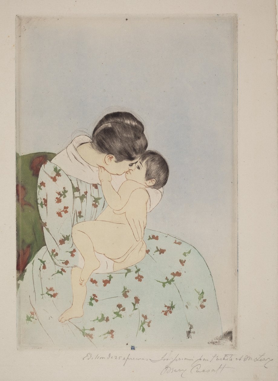 Mammans kyss av Mary Cassatt