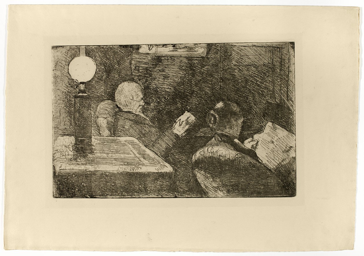 Herr och fru Cassatt Reading av Mary Cassatt