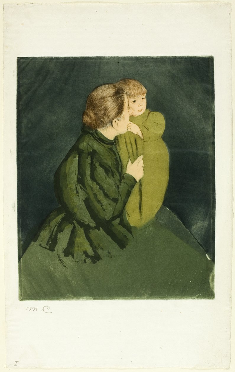 Bondemor och barn av Mary Cassatt