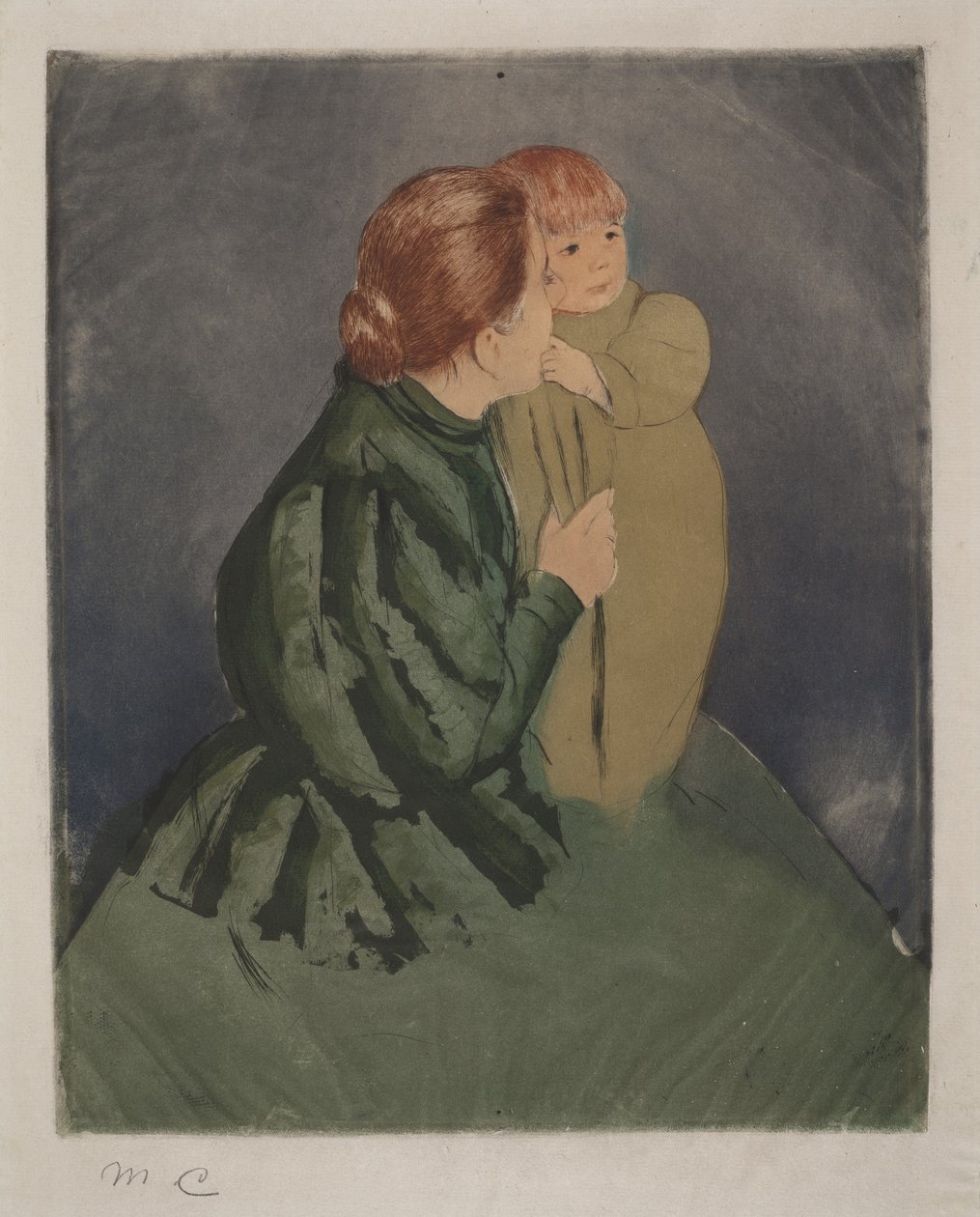 Bondemor och barn av Mary Cassatt
