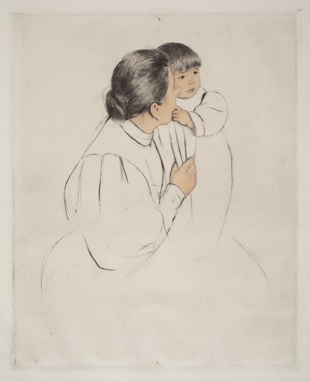 Bondemor och barn av Mary Cassatt