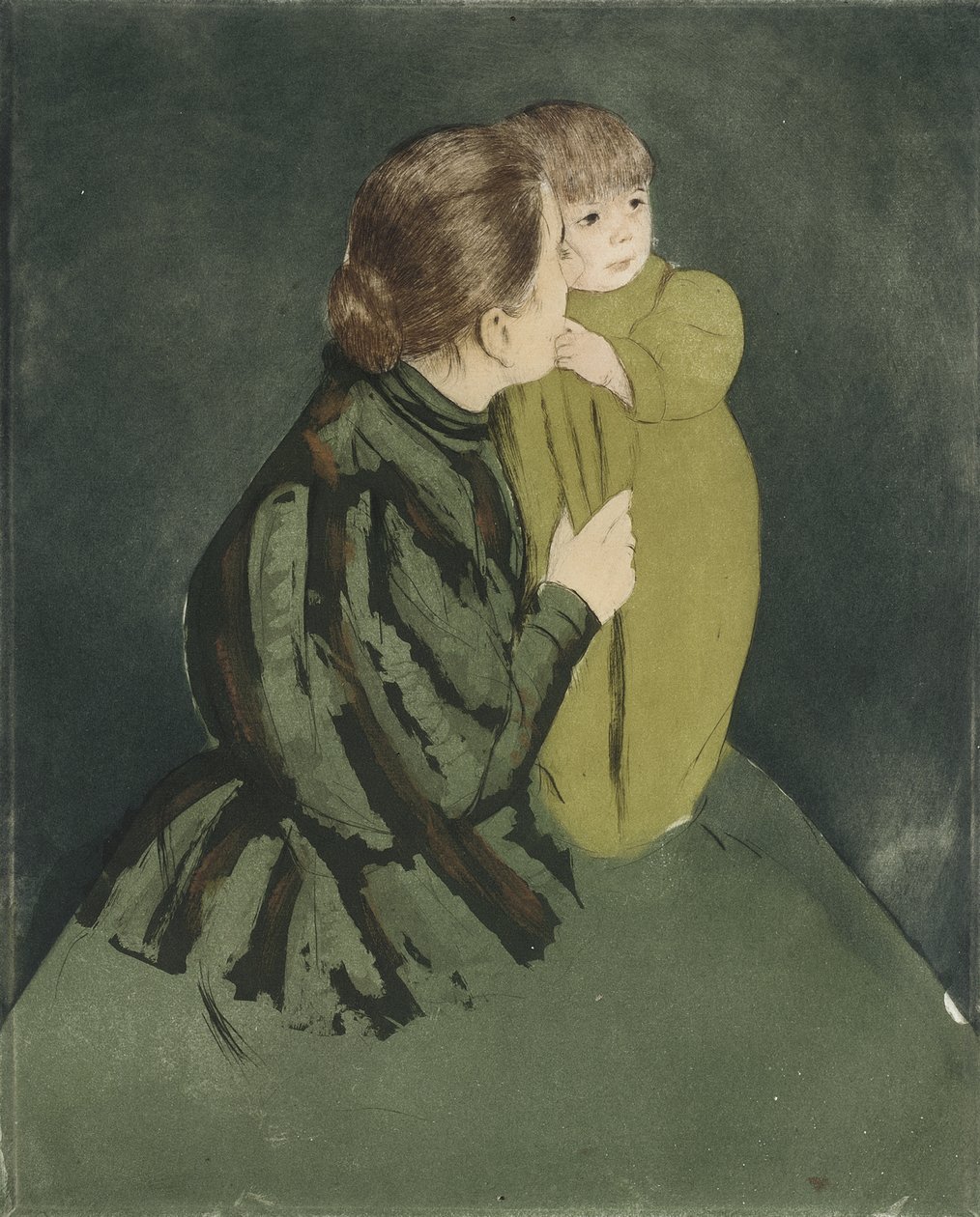 Bondkvinna med barn av Mary Cassatt