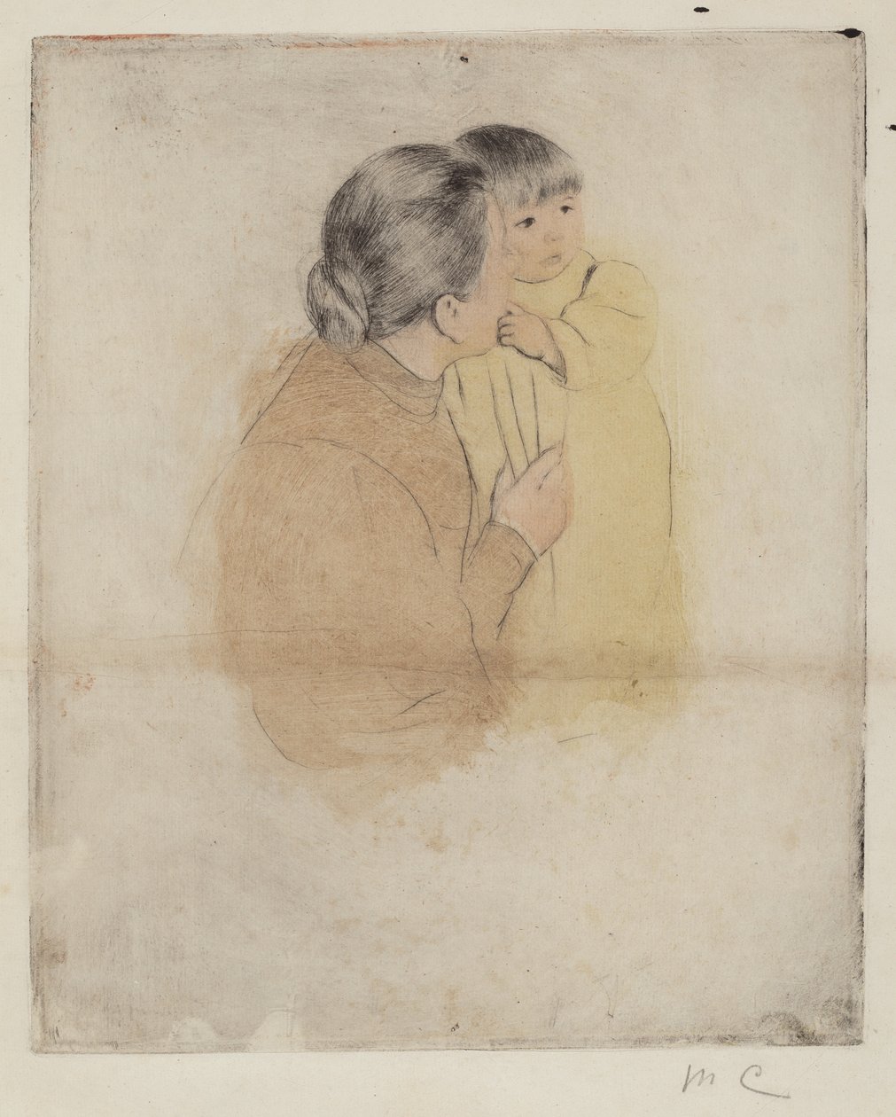 Bondemor och barn, ca. 1894. av Mary Cassatt