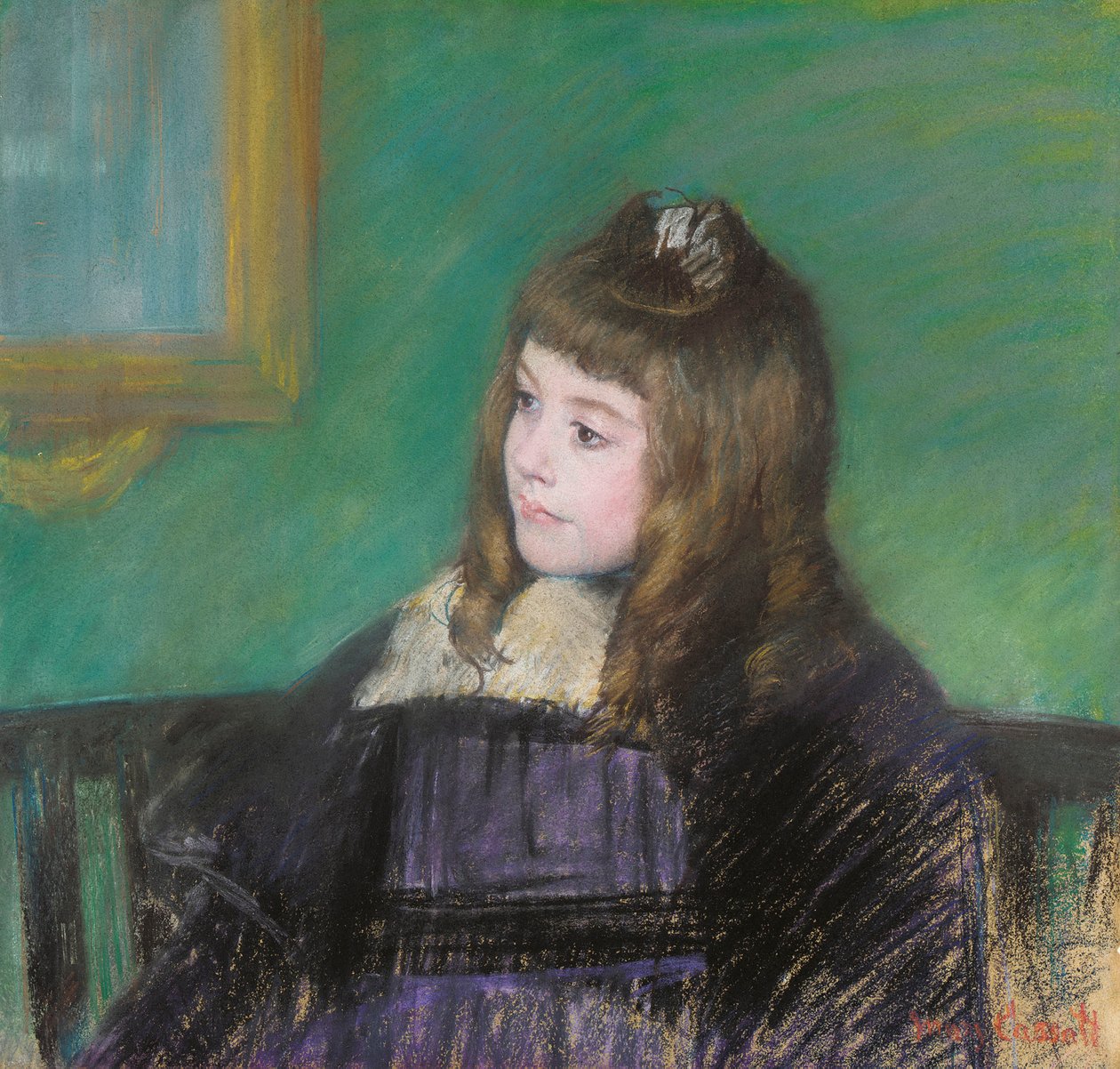 Porträtt av Marie-Therese Gaillard av Mary Cassatt
