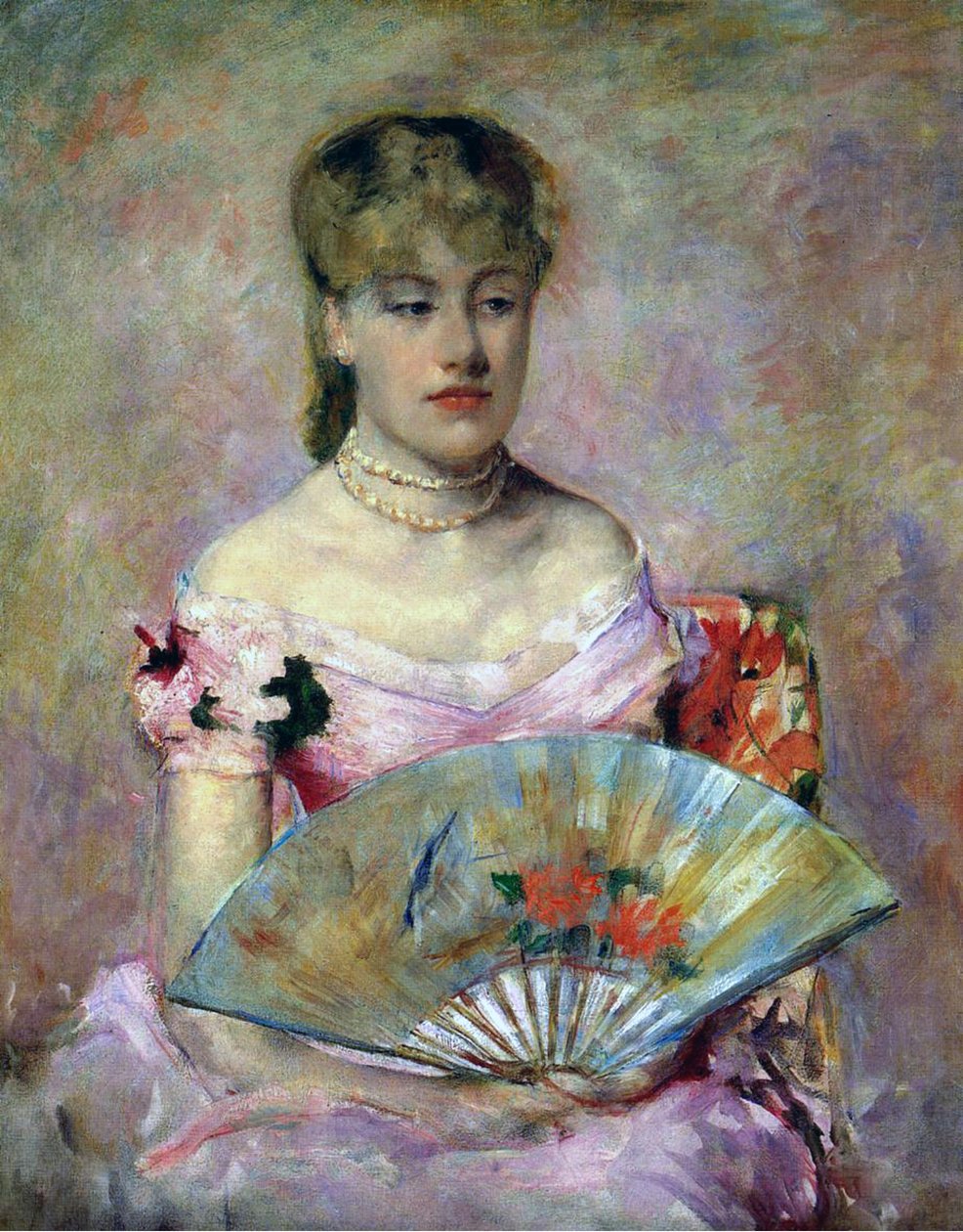 Porträtt av Anne Charlotte Gaillard, ca 1880 av Mary Cassatt