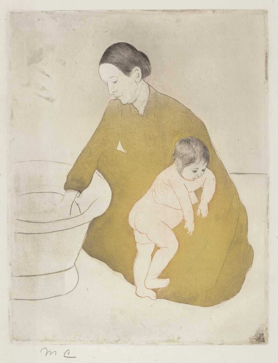 Badet av Mary Cassatt