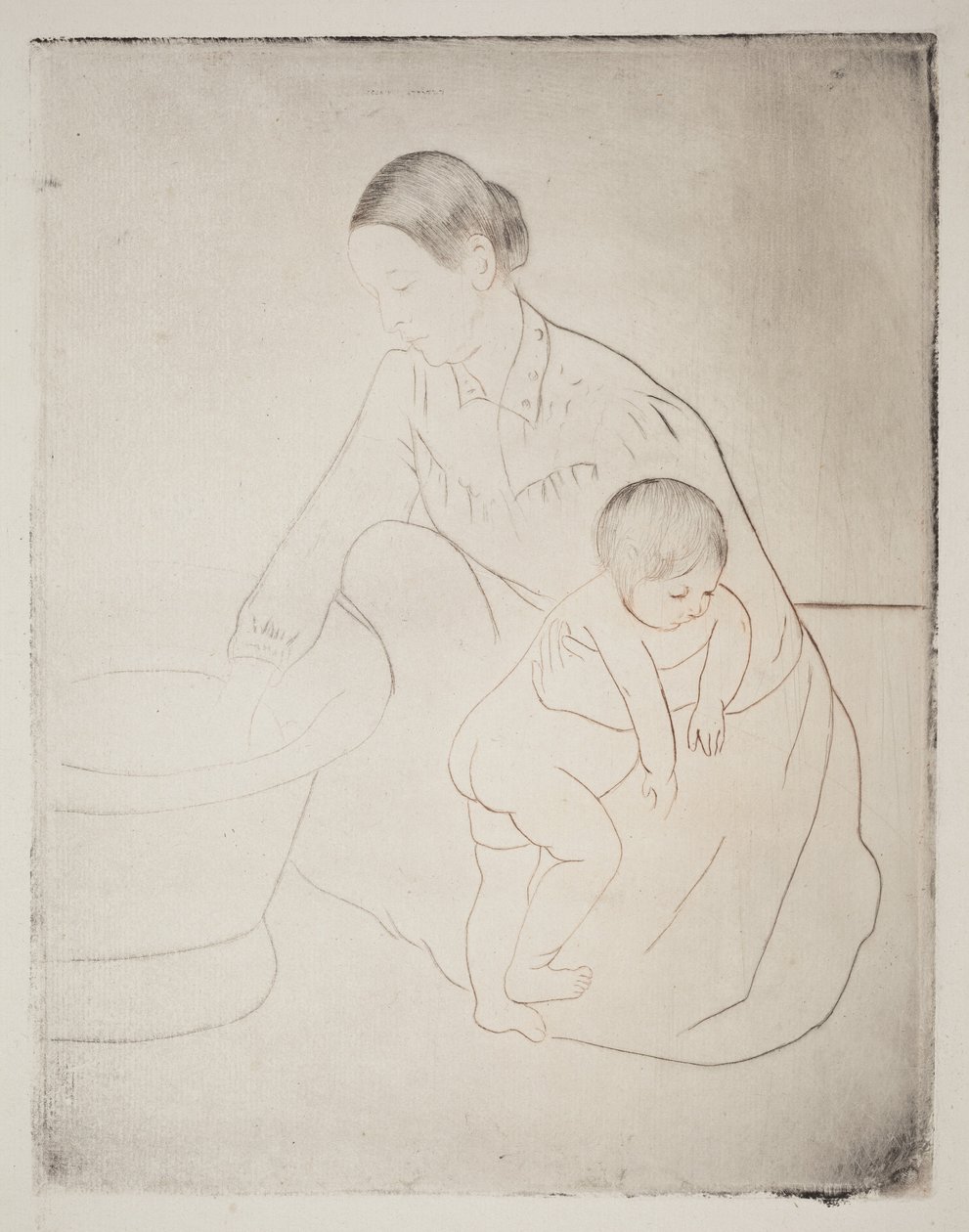 Badet av Mary Cassatt