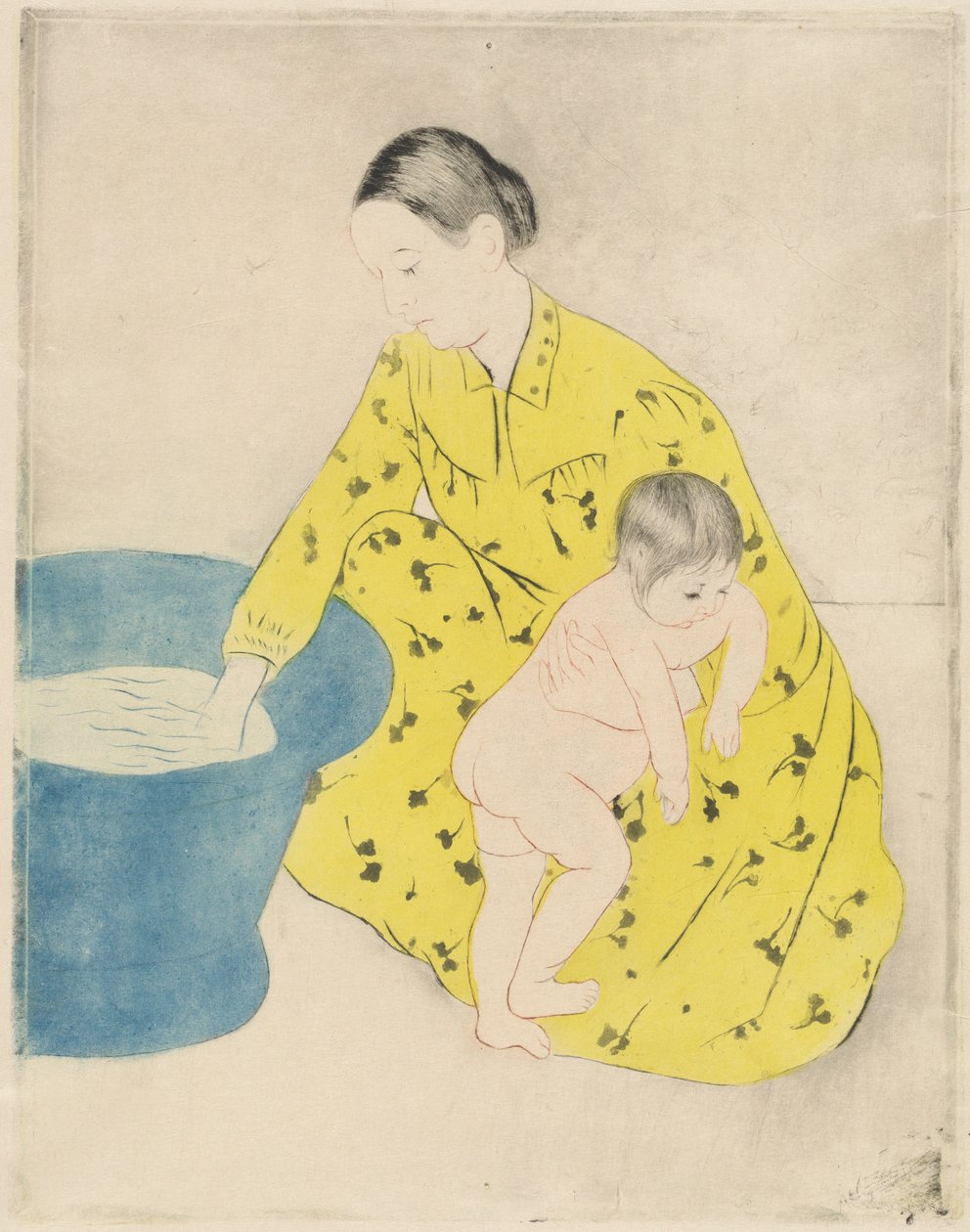 Badet av Mary Cassatt