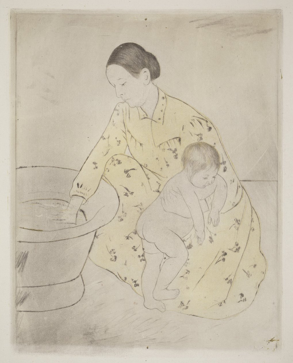 Badet av Mary Cassatt