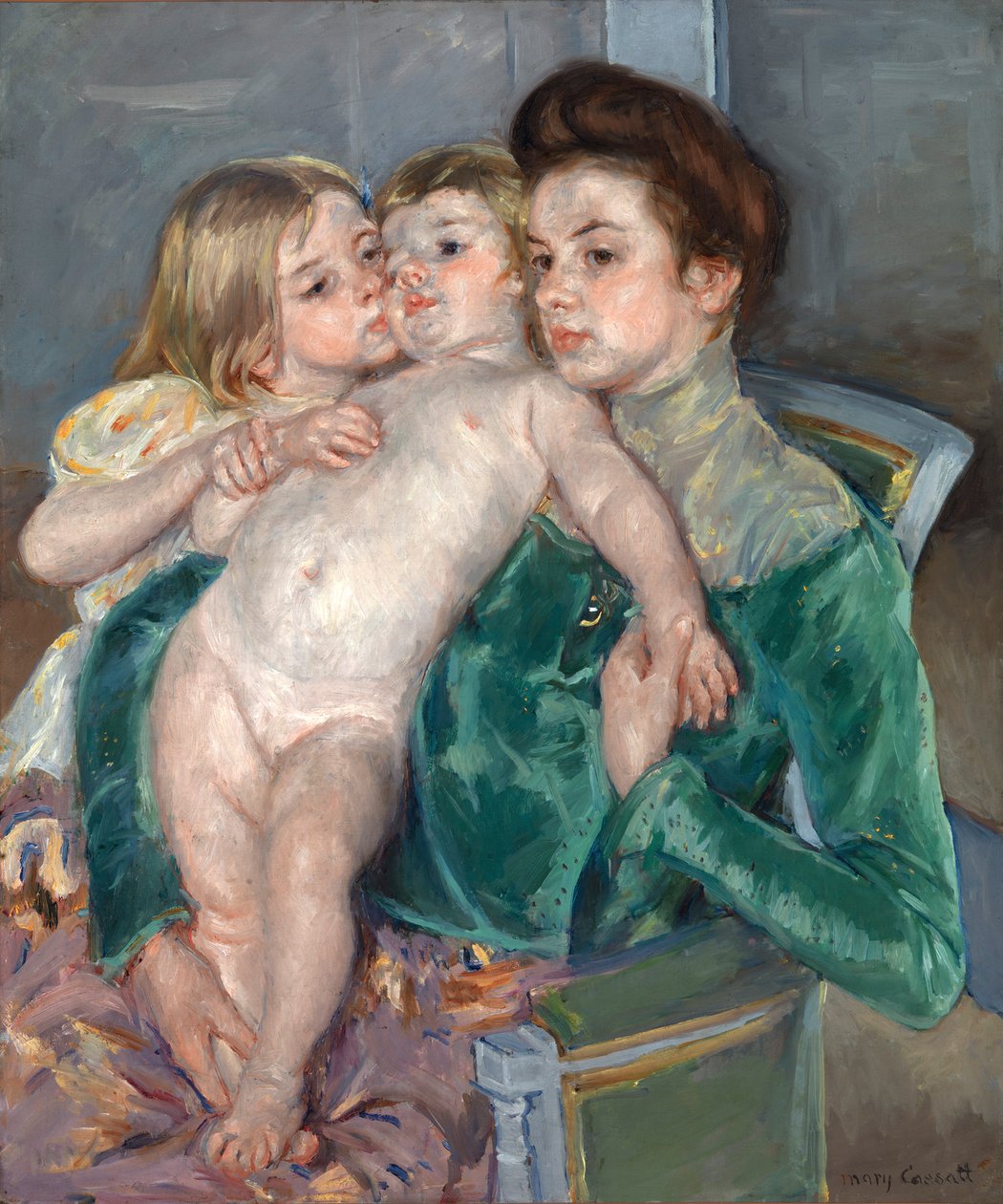 Smekningen, 1902. av Mary Cassatt