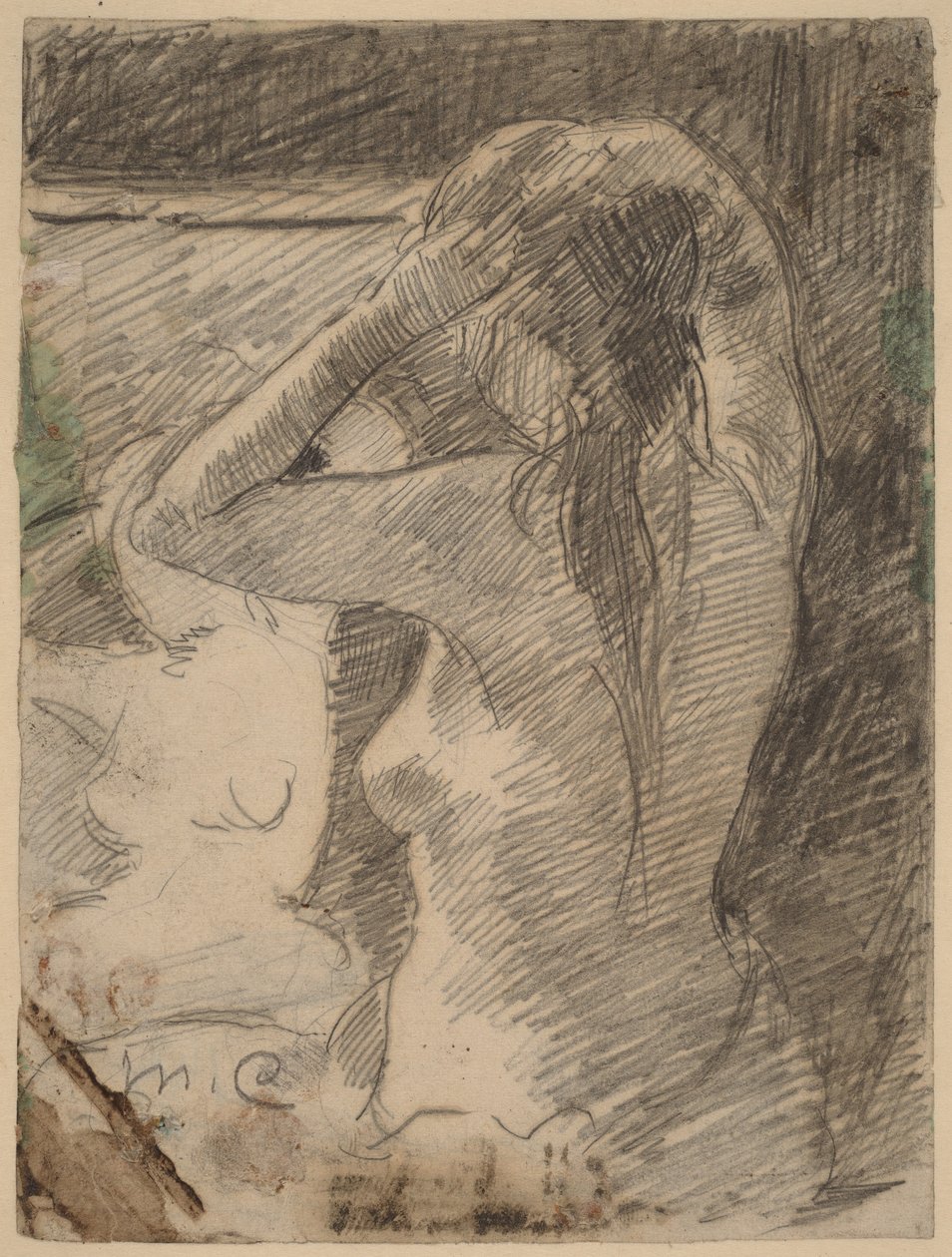The Coiffure av Mary Cassatt