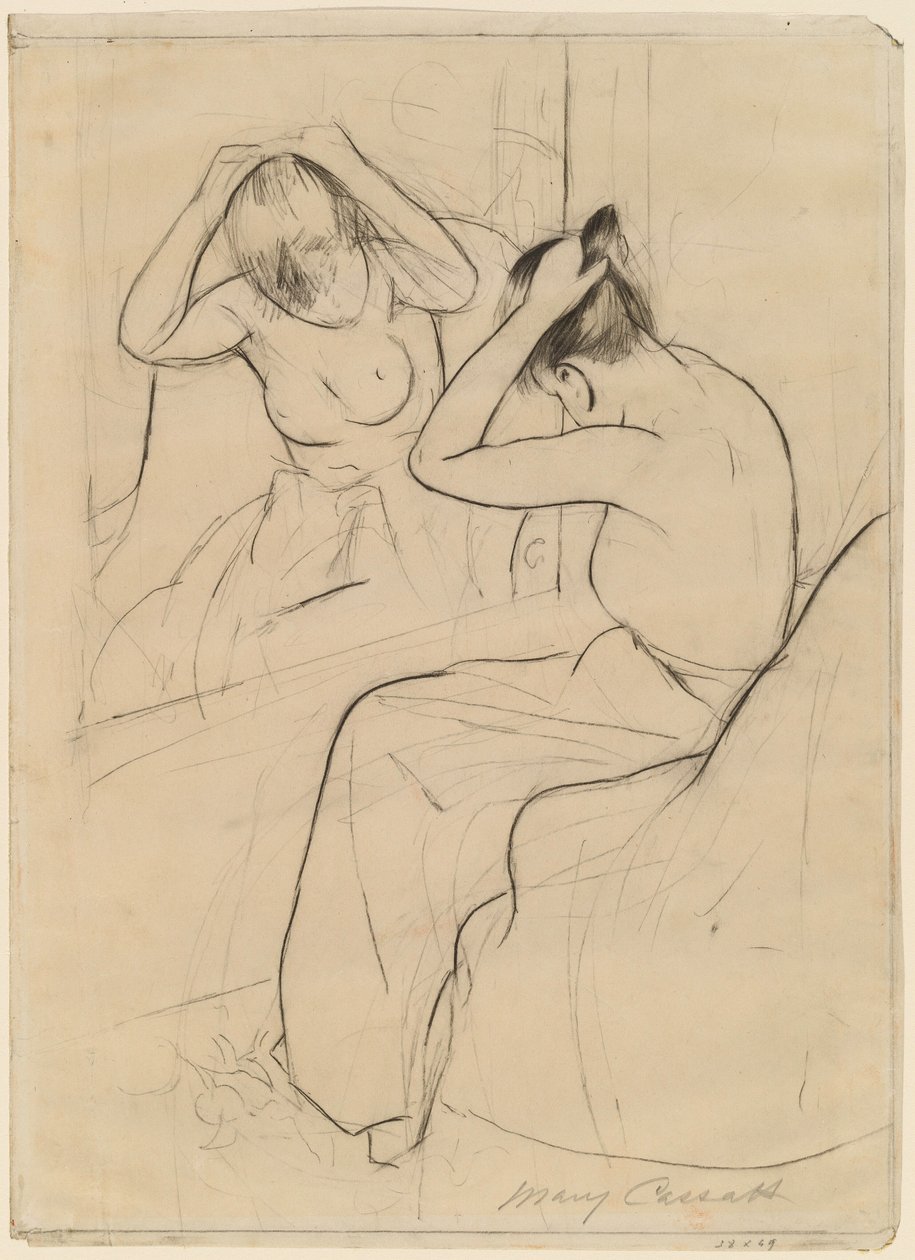 Frisyren av Mary Cassatt