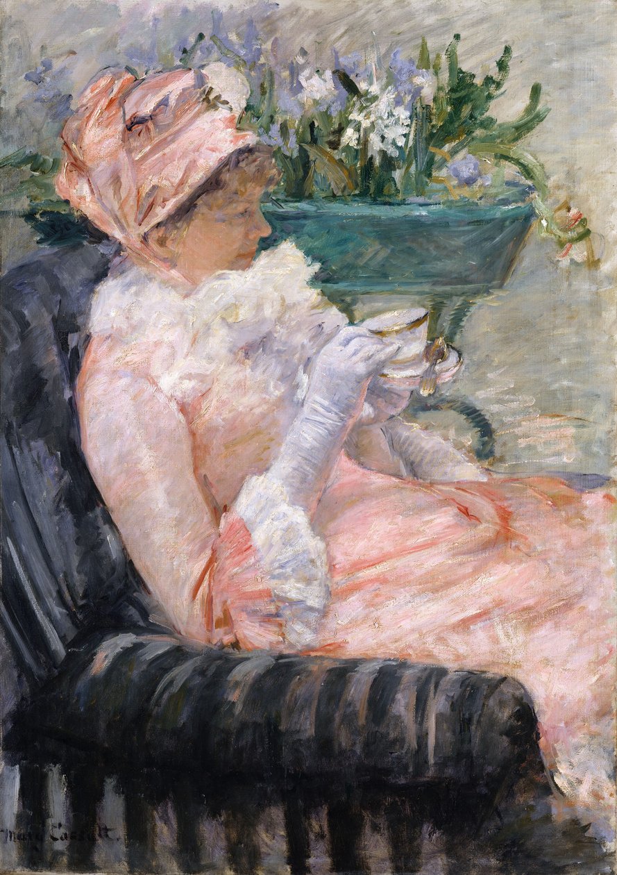 The Cup of Tea, c.1880-1 av Mary Cassatt