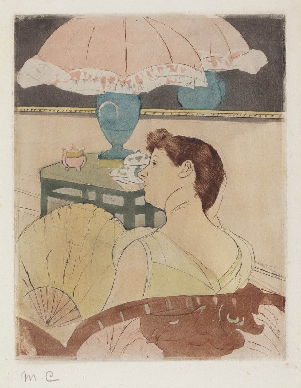 Lampan, 1890-1891. av Mary Cassatt