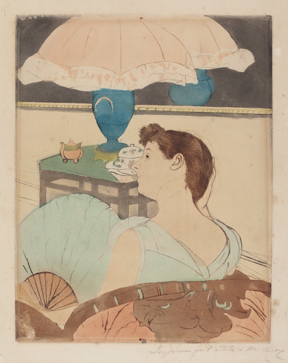 Lampan, 1890-1891. av Mary Cassatt