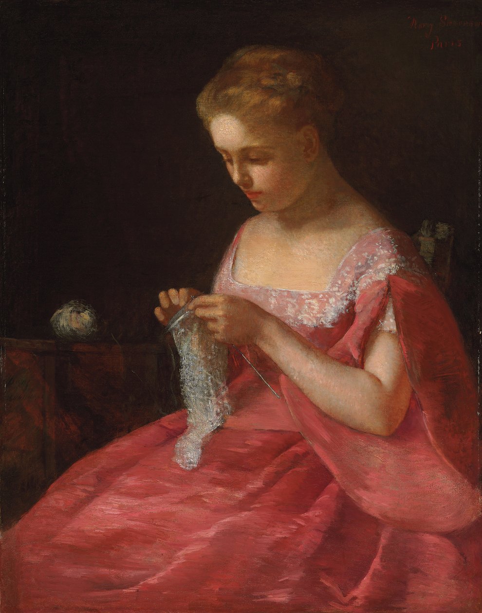 Den unga bruden, ca 1866-67 av Mary Cassatt