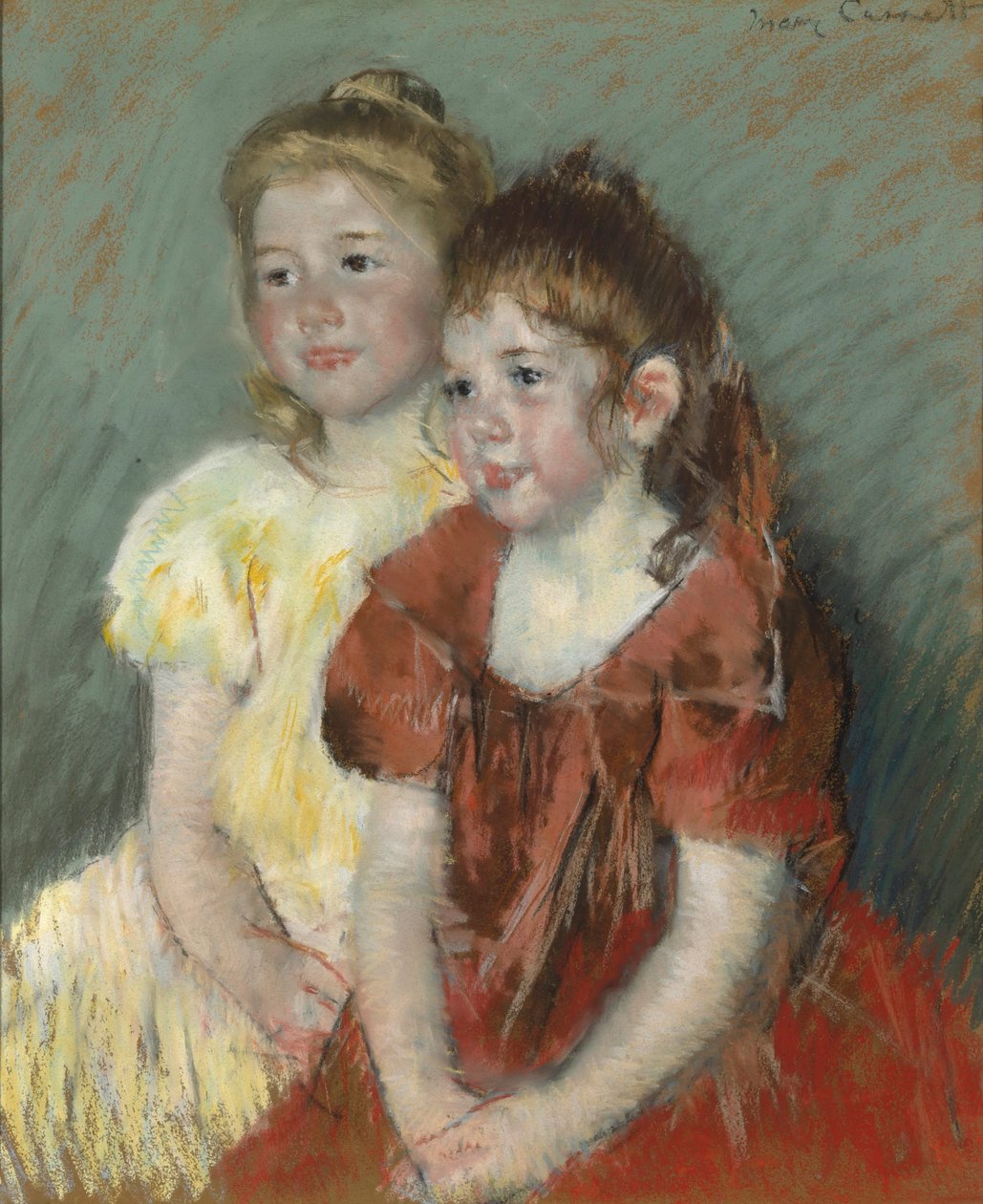 Unga flickor av Mary Cassatt