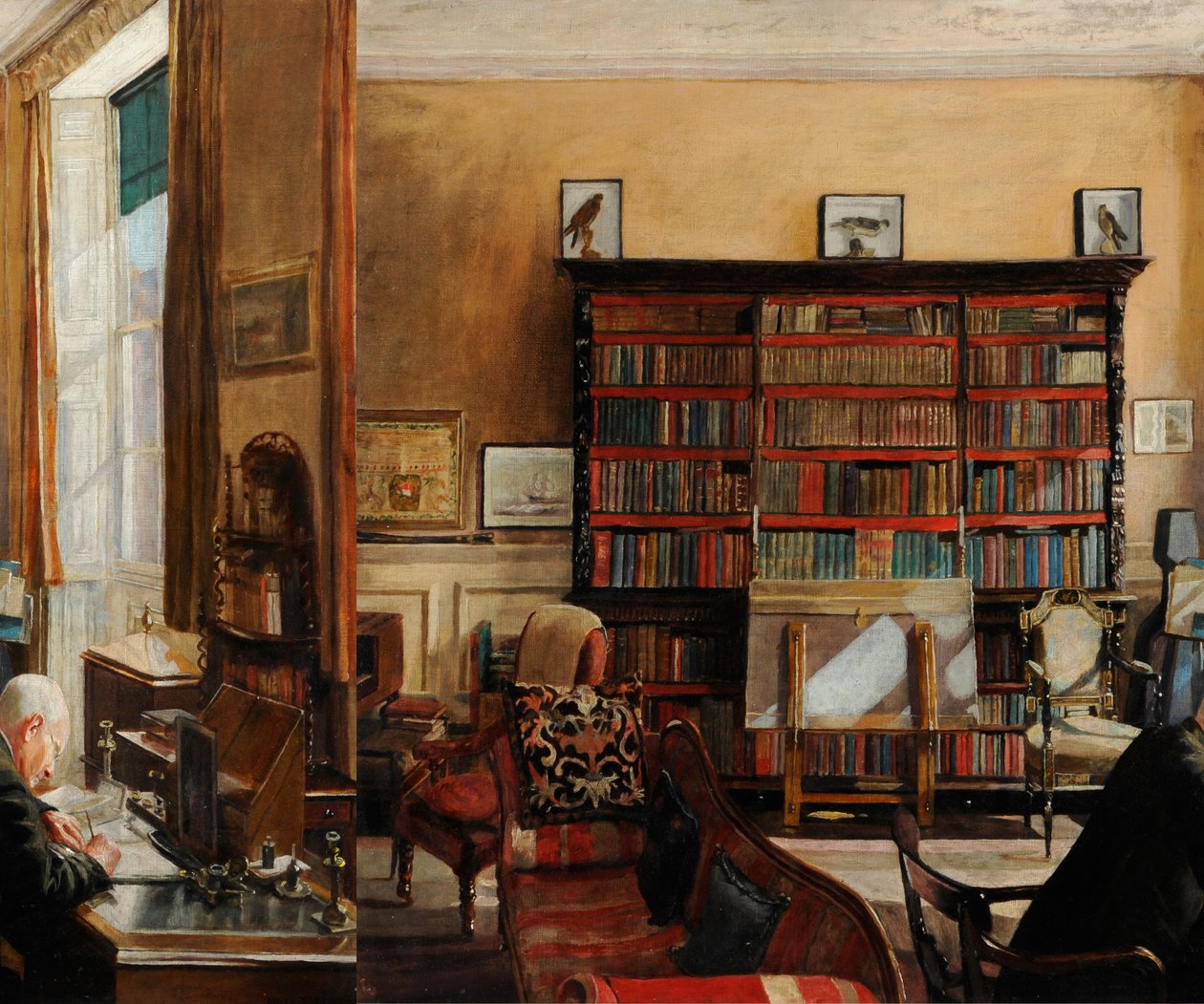 Interiörstudie, ca 1937 (olja på duk) av Mary Dawson Elwell