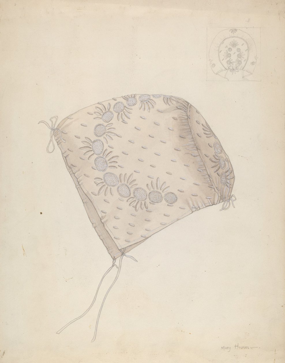 Babymössa, ca. 1937. av Mary E Humes