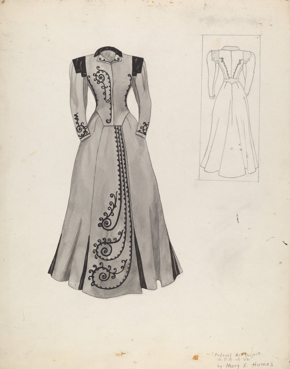 Kostym, ca. 1937. av Mary E Humes