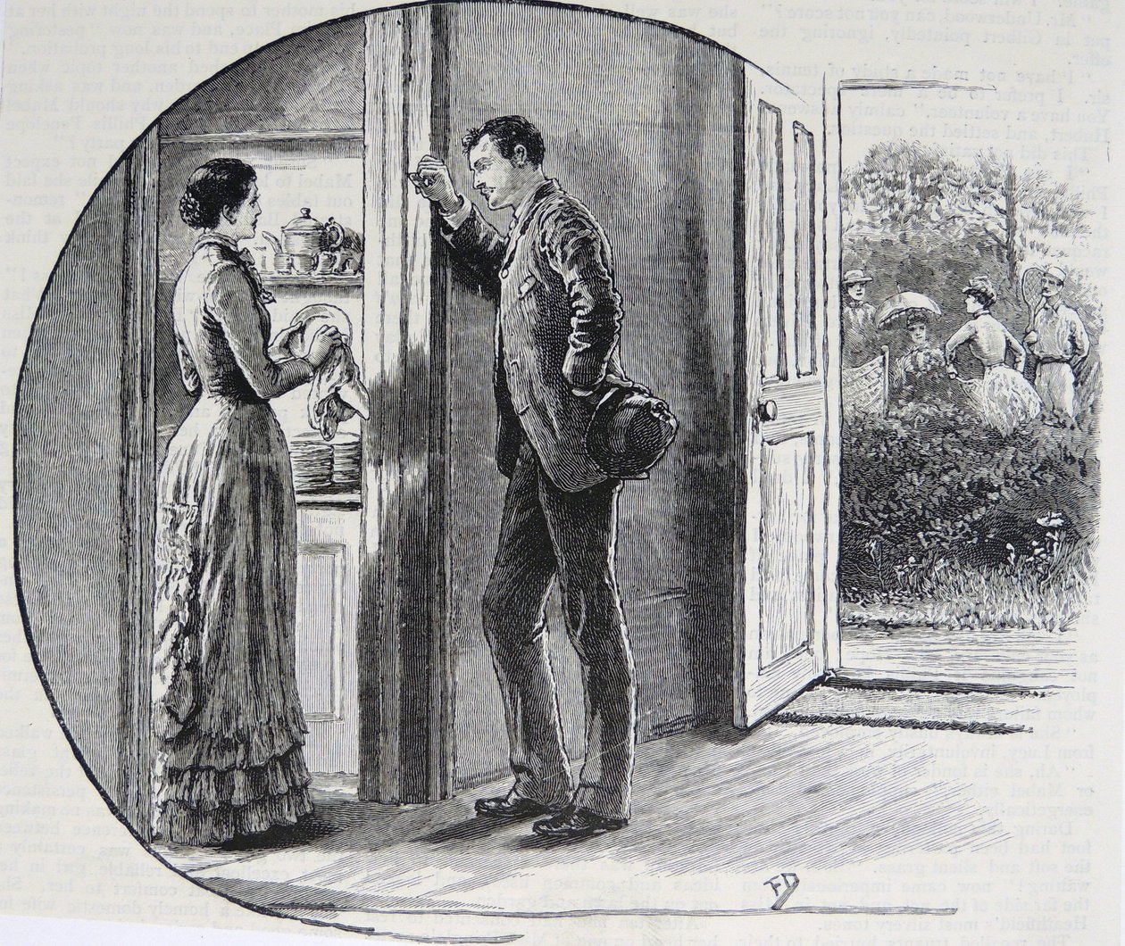Illustration av hemmafru av Mary Ellen Edwards