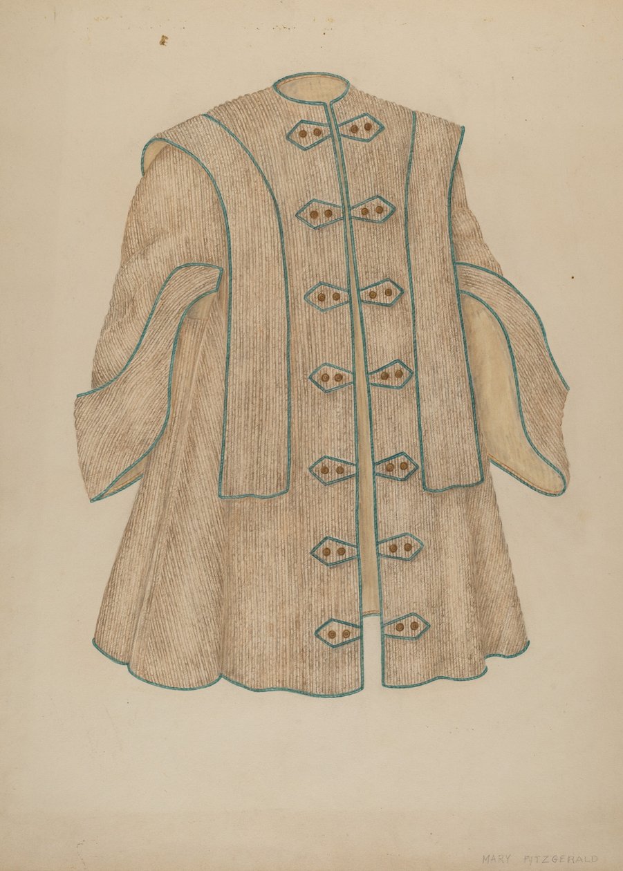 Aftonkappa, ca. 1940. av Mary Fitzgerald
