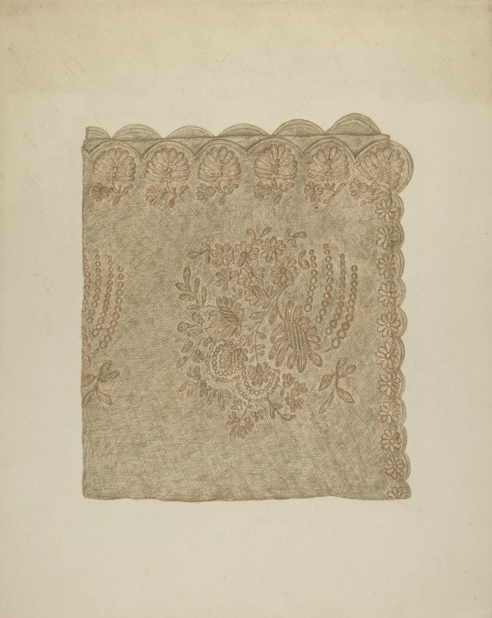 Bröllopsslöja, ca. 1941. av Mary Fitzgerald