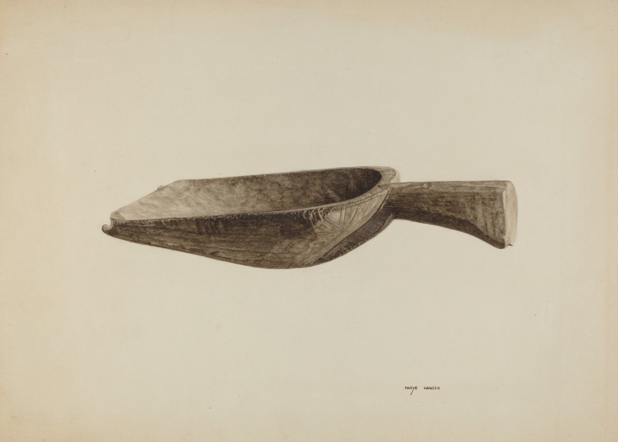Grain Scoop, c. 1939. av Mary Hansen