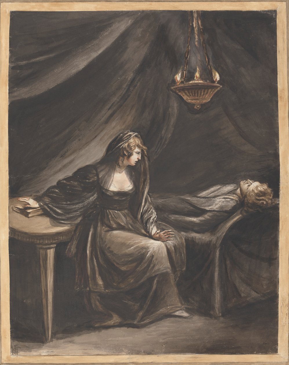 Lady Percy tittar på Sleeping Hotspur av Mary Hoare
