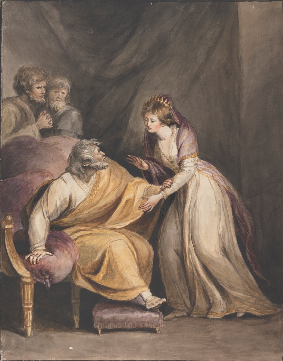 Lear och Cordelia av Mary Hoare