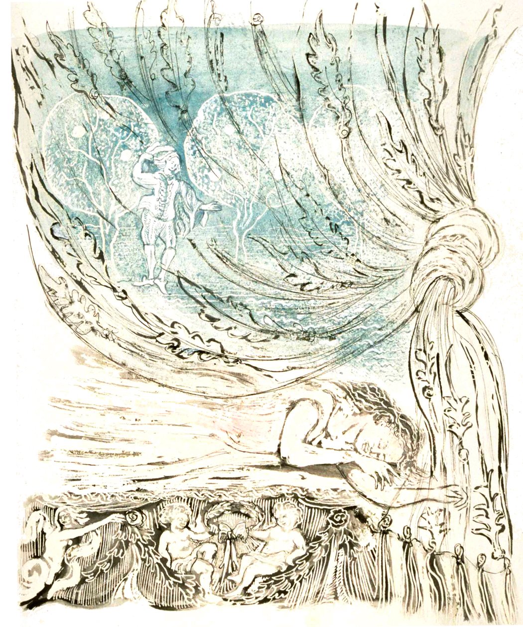 Beauty dreaming, 2004 (penna och akrylbläck) av Mary Kuper
