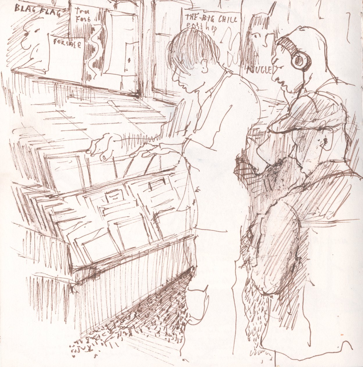 Rough Trade, 2006 (penna och bläck) av Mary Kuper