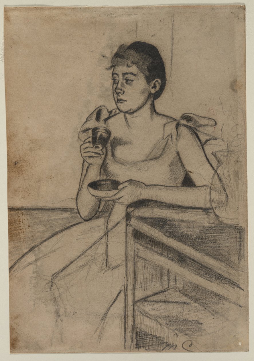 Kaffe efter middagen av Mary Cassatt